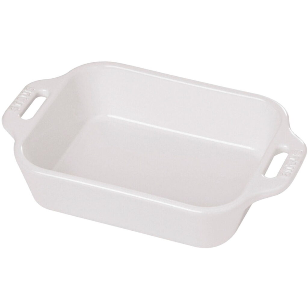 Staub Ceramic 13×9-inch Rectangular Baking Dish - White