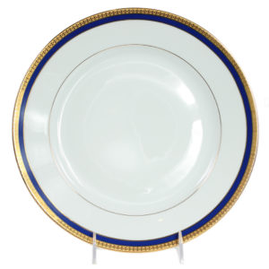 SYMPHONIE GOLD/BLUE DINNER PLATE