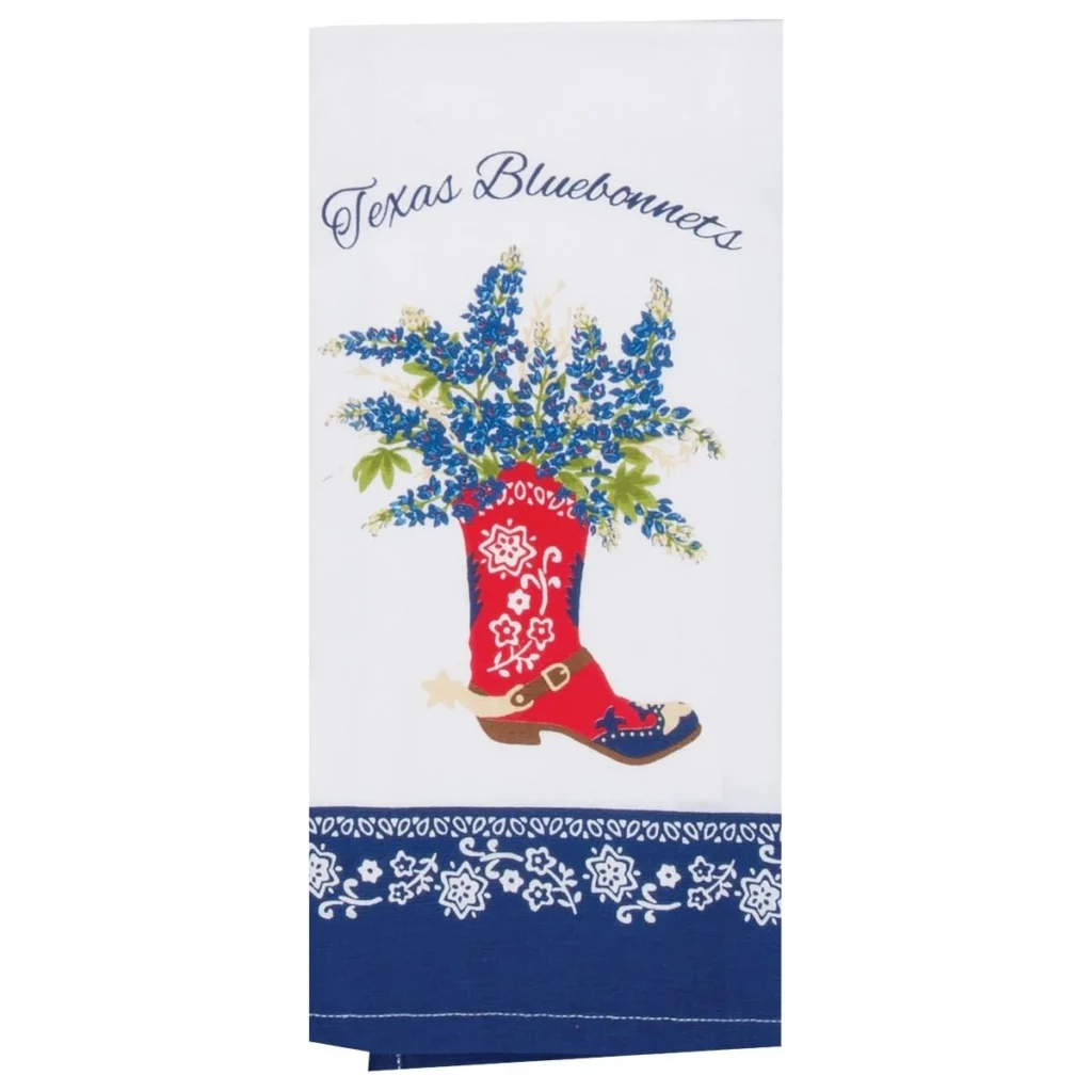 Texas Bluebonnets Tea Towel