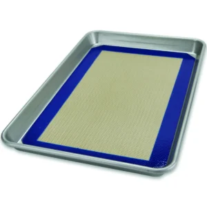 USA Pan Half Sheet Pan with Silicone Baking Mat