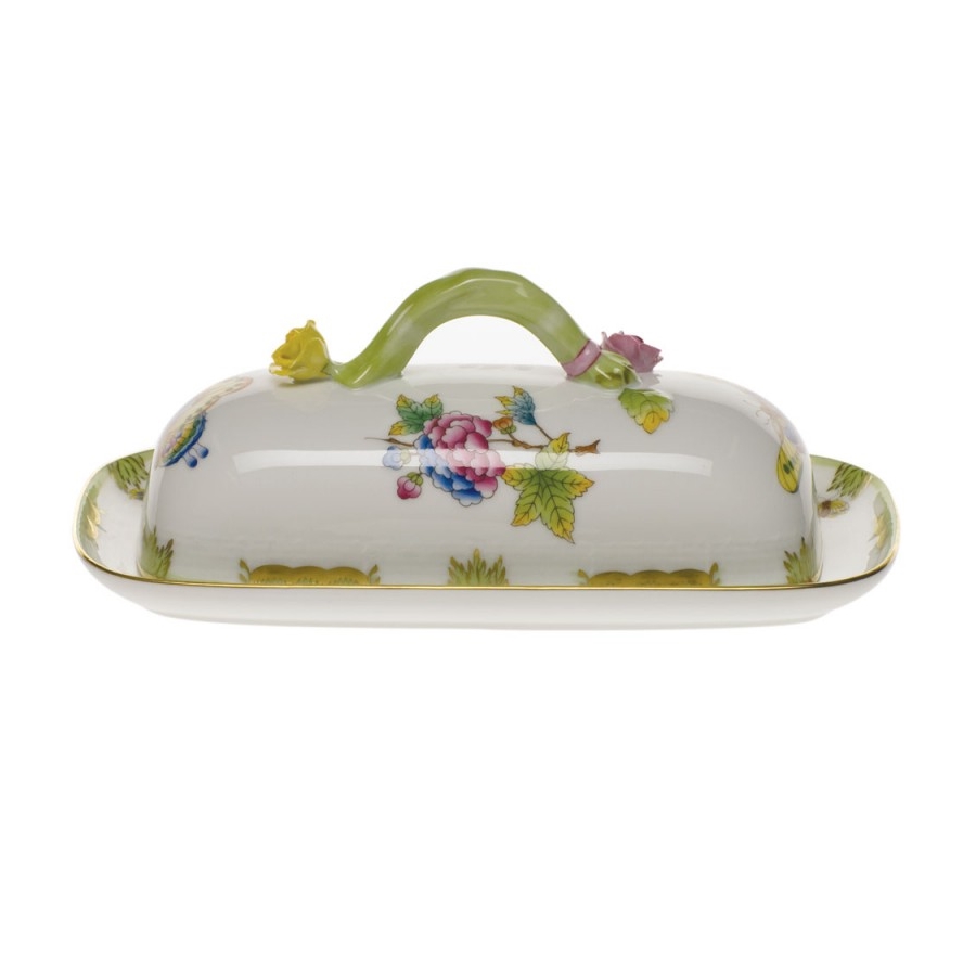 QUEEN VICTORIA RECT BUTTER DISH