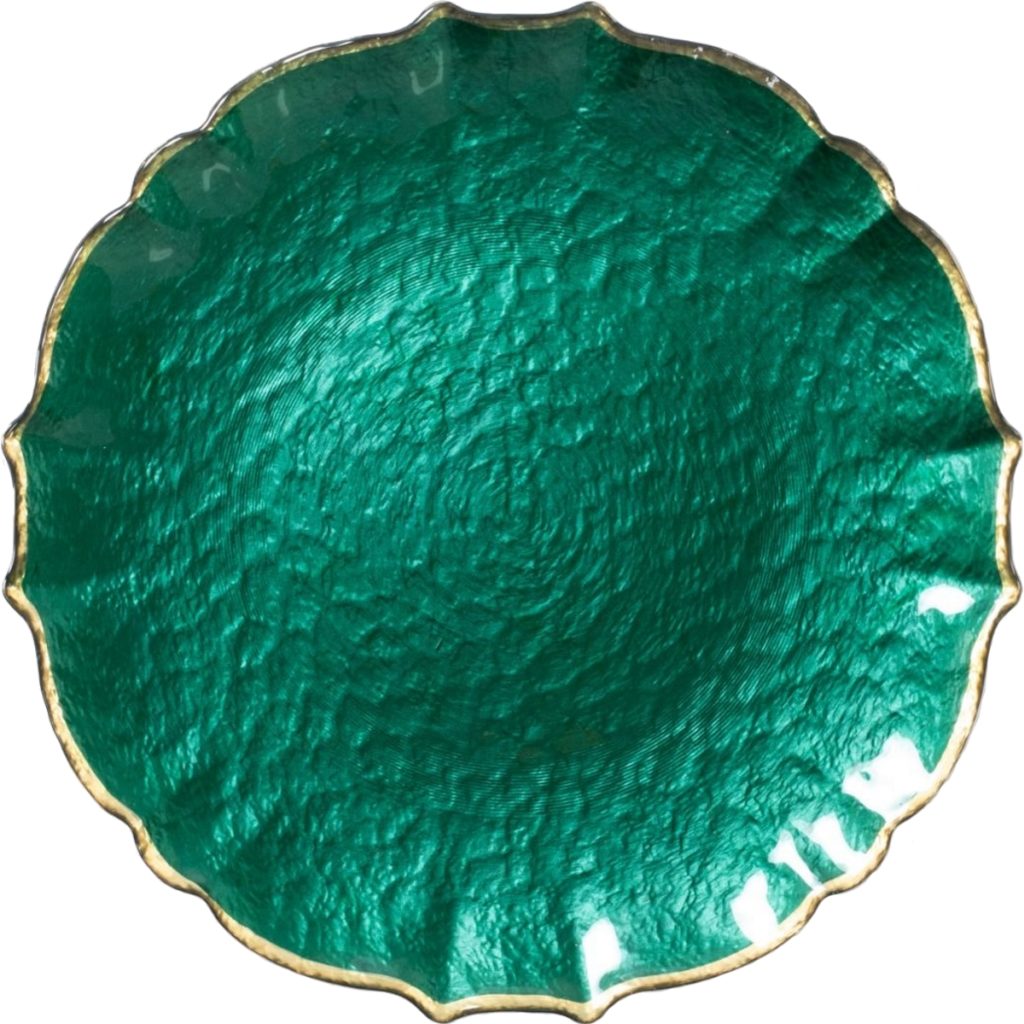 PASTEL EMERALD CHARGER PLATE