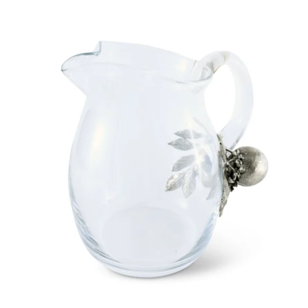Vagabond House Orange Blooms Glass Pitcher2