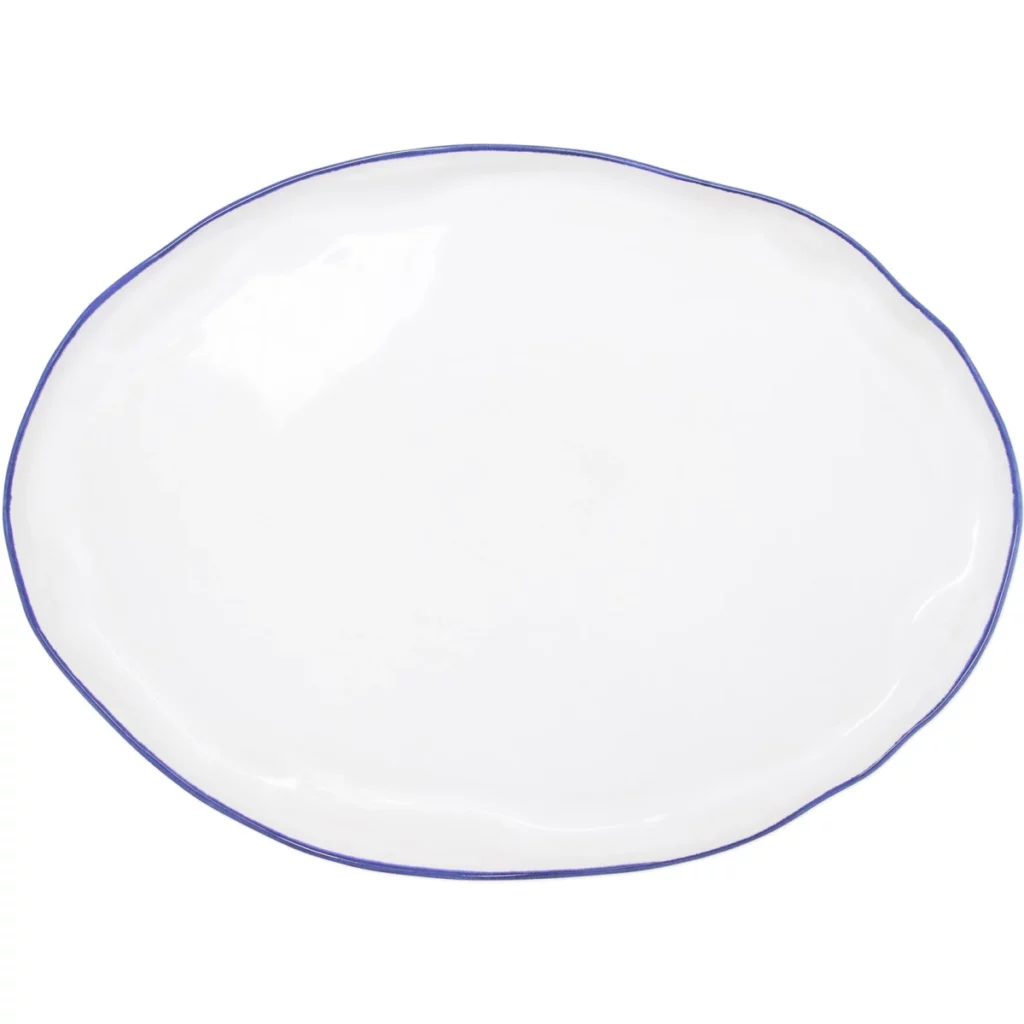 Vietri Aurora Edge Large Oval Platter