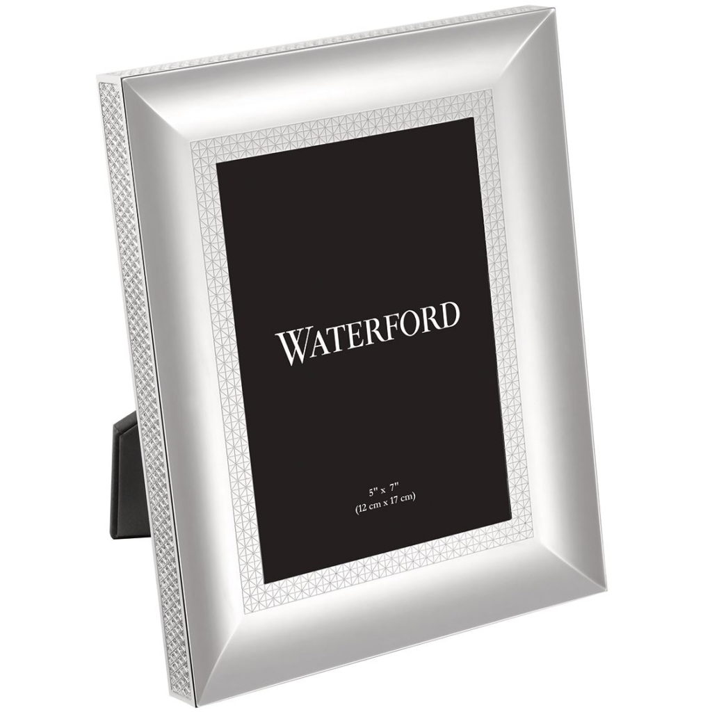 Waterford Lismore Diamond Silver 5x7 Picture Frame