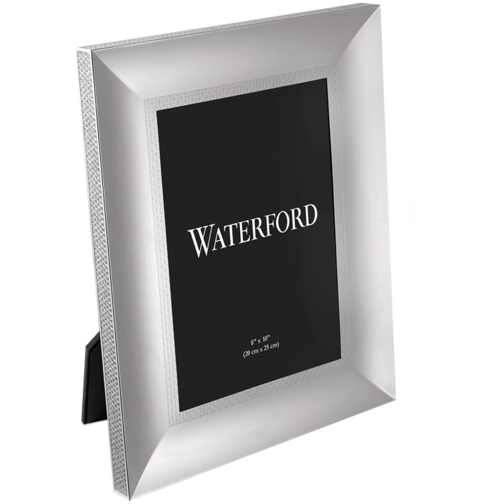 Waterford Lismore Diamond Silver 8x10 Picture Frame