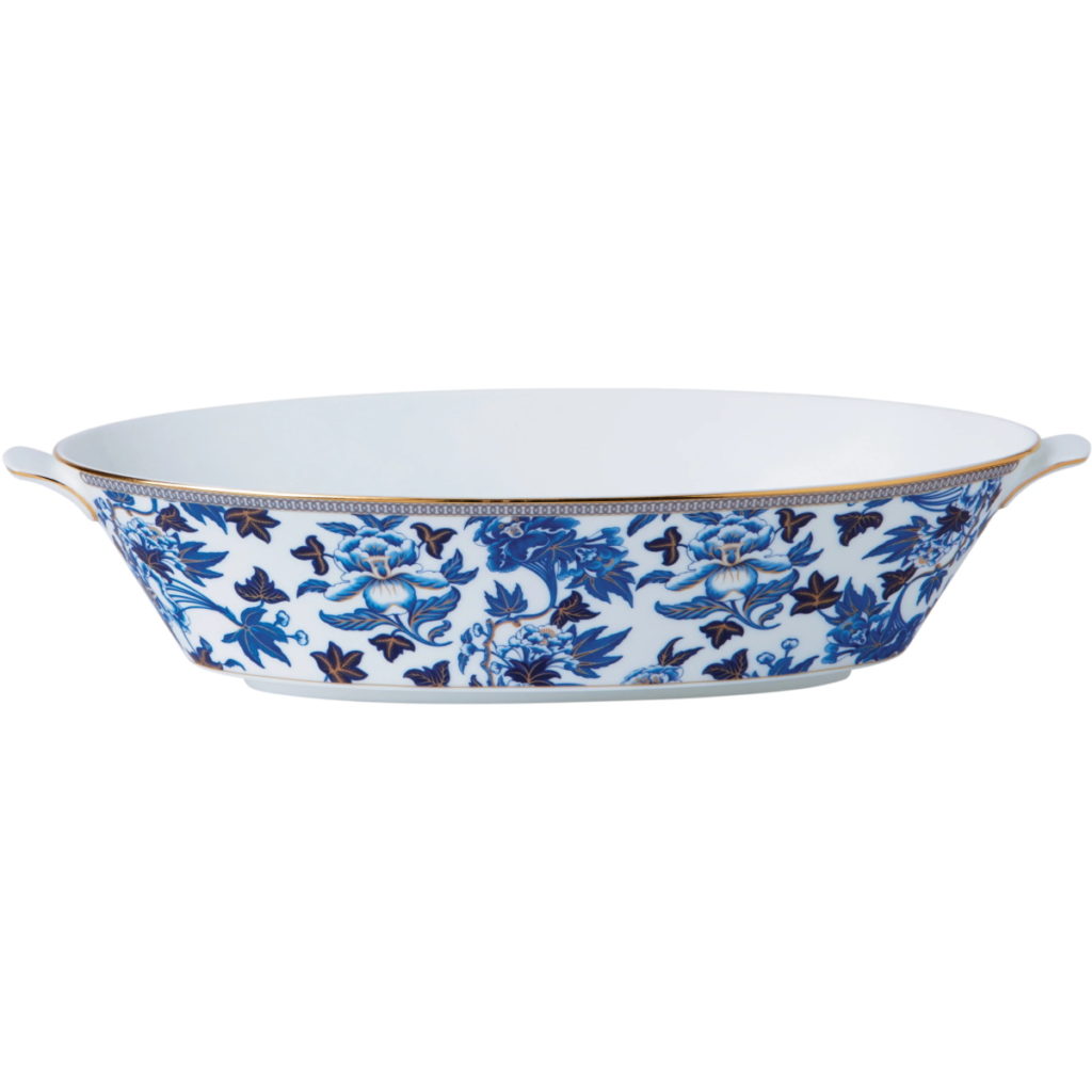 Wedgwood Hibiscus Oval Serving Bowl