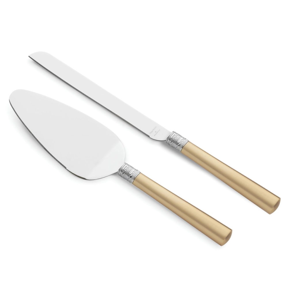 Wedgwood With Love Gold Cake Knife & Server