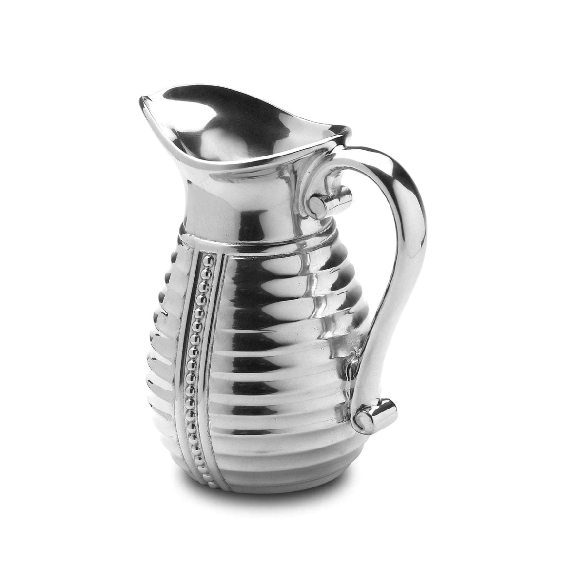 Wilton Armetale Flutes and Pearls Pitcher