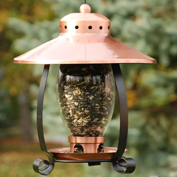 Woodlink Mini Copper-Finish Lantern Feeder2
