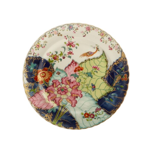 Mottahedeh Tobacco Leaf Dessert Plate