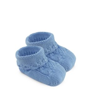 Jefferies Socks Blue Crochet Booties