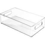 IDesign Fridge Binz Porte-Bouteille à Vin Empilable Transparent - Rangement Réfrigérateur Pour 1 Bouteille