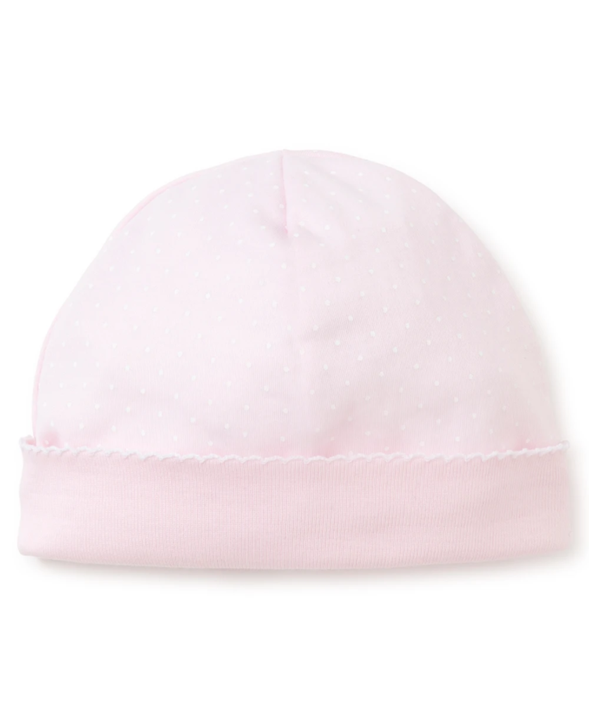 Kissy Kissy Pink & White Dots Print Hat