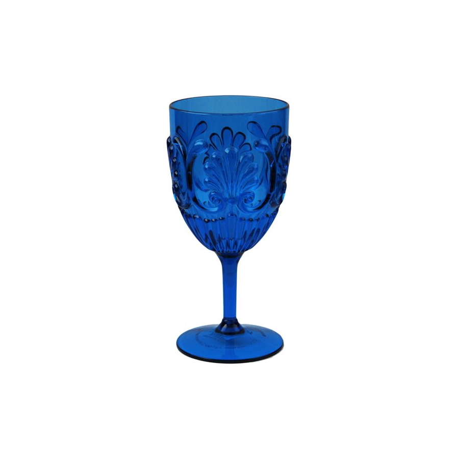 Le Cadeaux Fleur Wine Glass - Blue