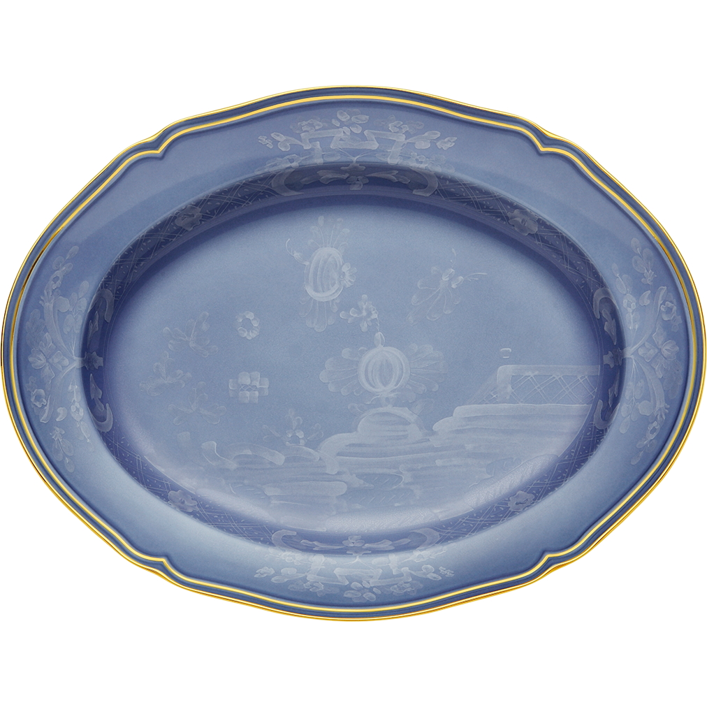 Ginori 1735 Oriente Italiano Pervinca Oval Platter