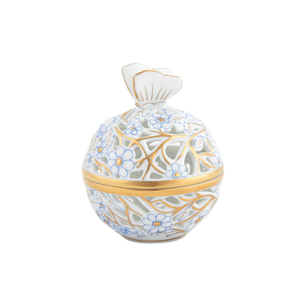 Small Openwork Ball Butterfly - Blue