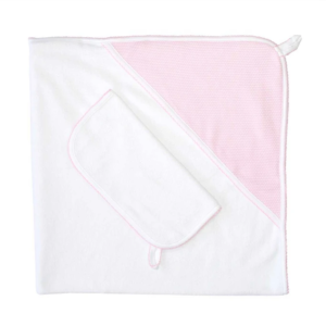 Pink Bubble Hooded Towel
