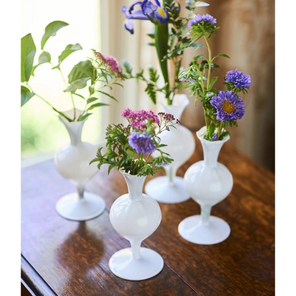 Abigail's Miss Lizzie Bud Vase - White