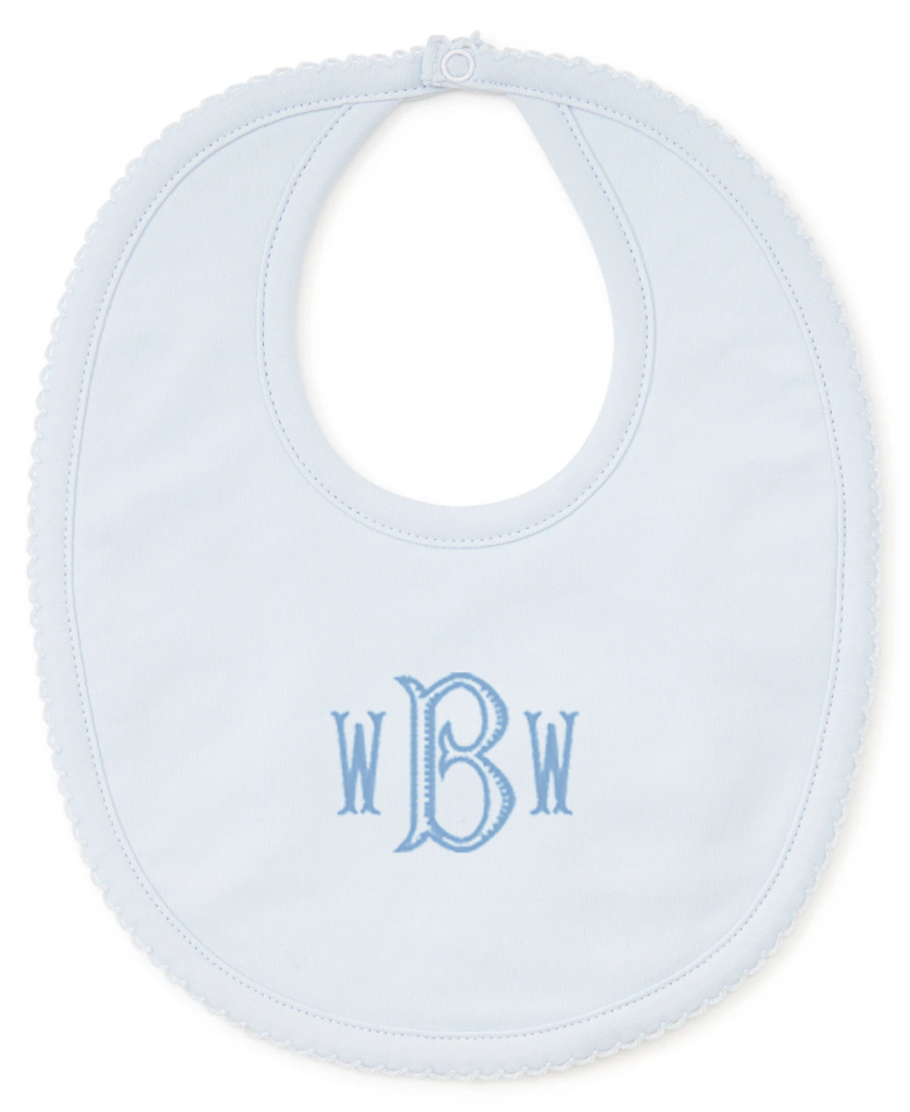 Kissy Kissy Basic Bib - Blue