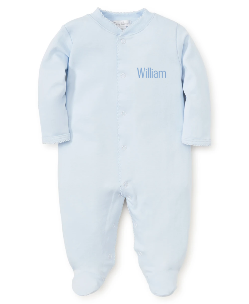 Kissy Kissy Basics Footie - Blue