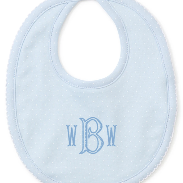Kissy Kissy New Kissy Dots Print Bib - Blue/White