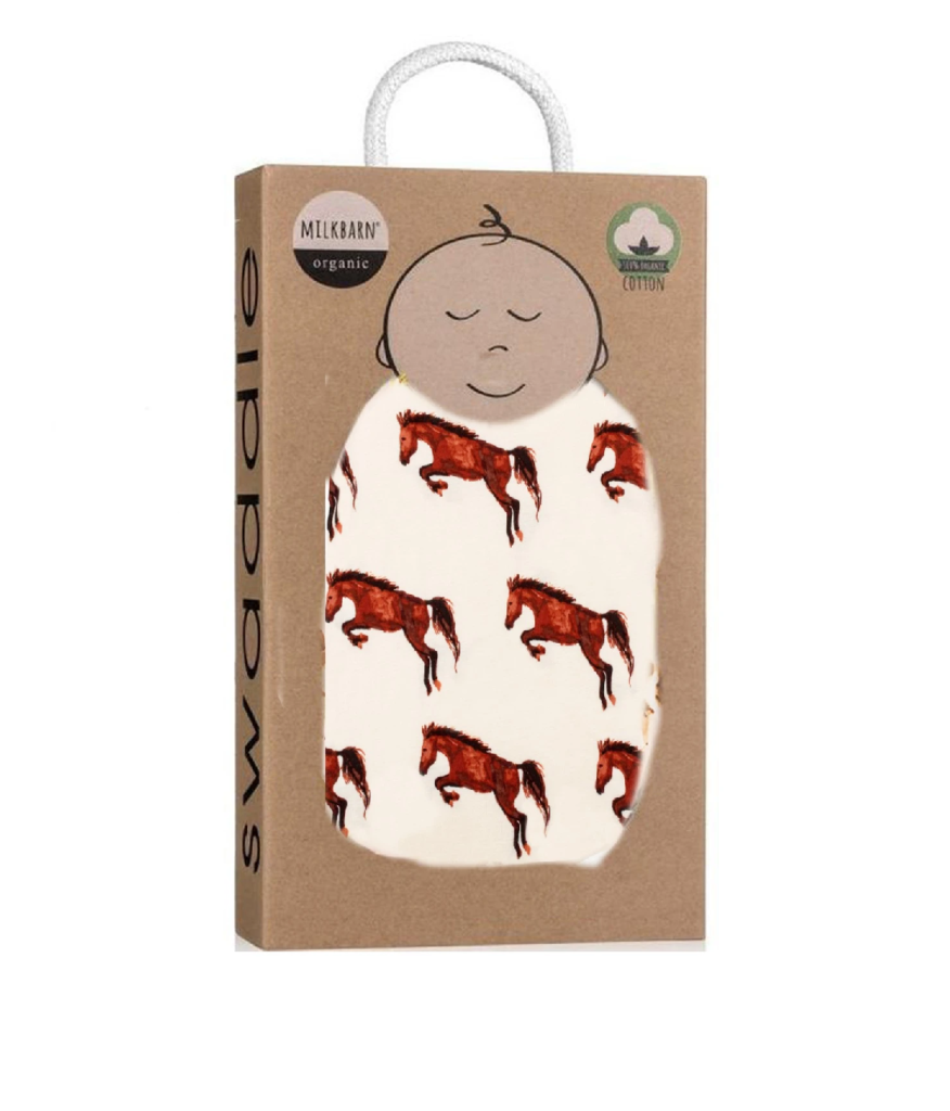 Natural Horse Organic Swaddle