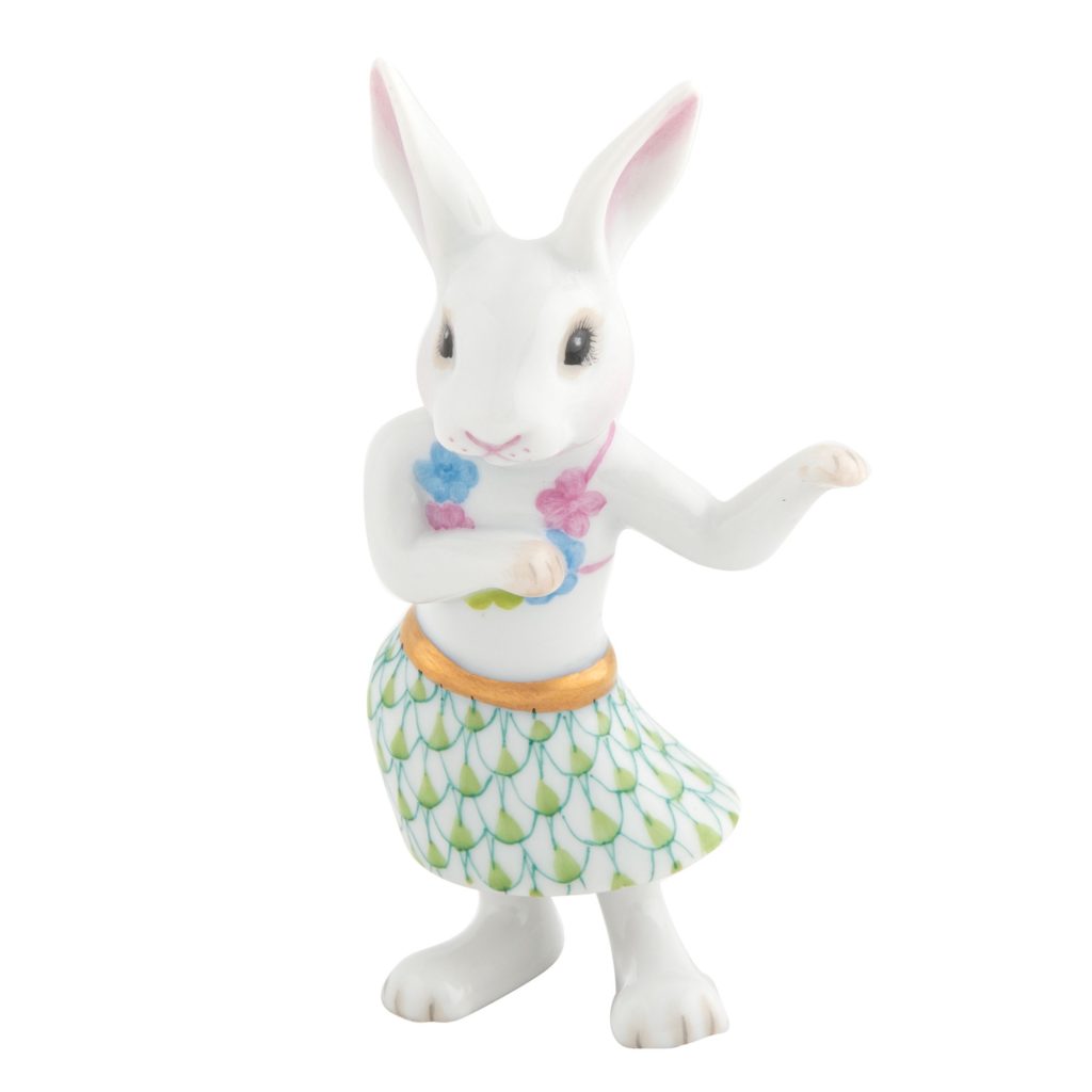 Herend Hula Bunny - Key Lime