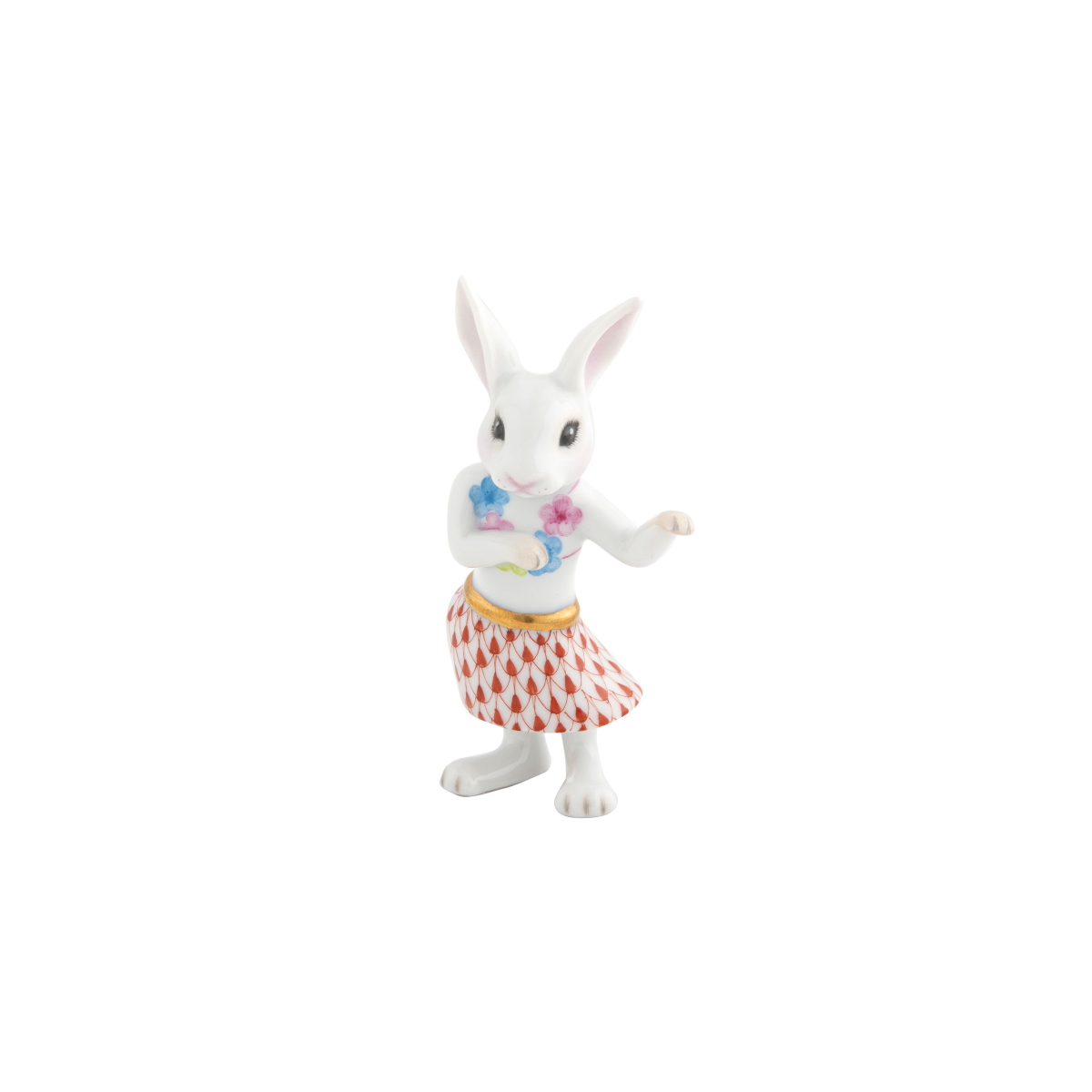 Herend Rust Hula Bunny