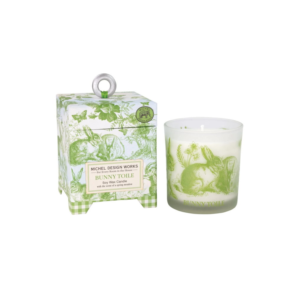Michel Design Works Bunny Toile Soy Wax Candle