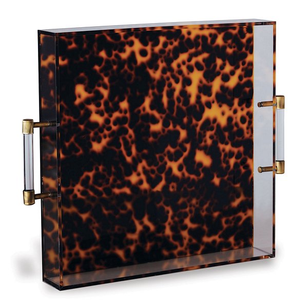 Port 68 Tortoise Lucite Tray