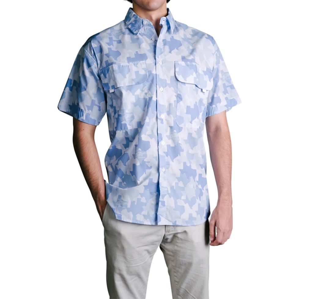 Old Tejas Camouflage Shirt - Blue