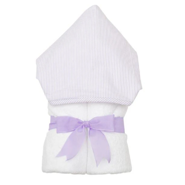 3 Marthas Lilac Seersucker Everykid Towel
