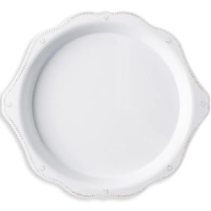 Juliska Berry & Thread Melamine 17in Round Platter - White