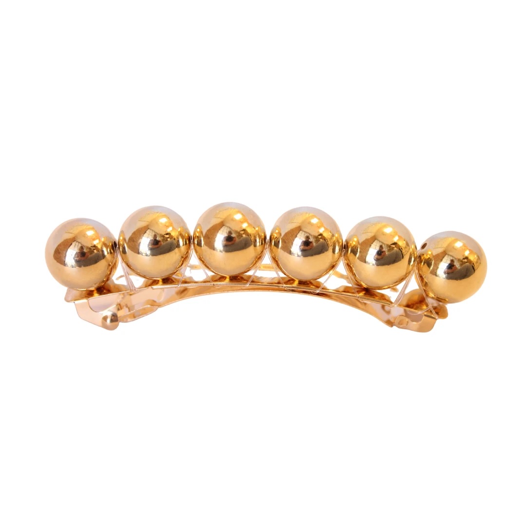 Hazen & Co. Allie Barrette Gold Berings