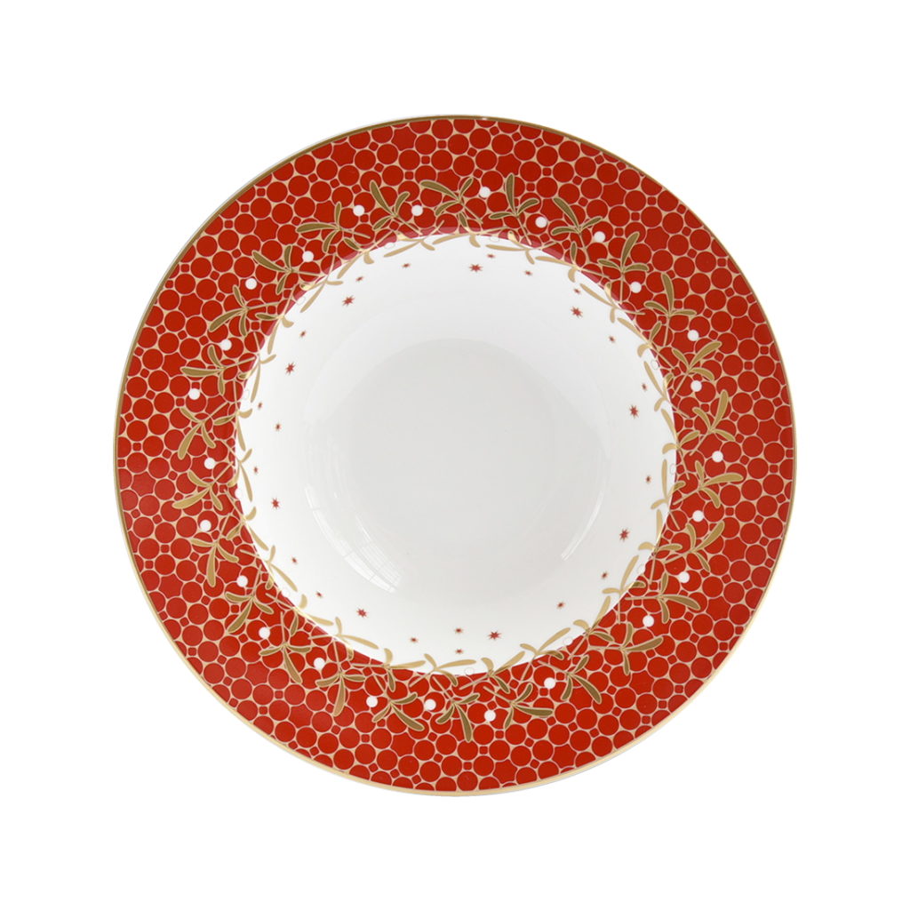Bernardaud Noël Rim Soup Plate