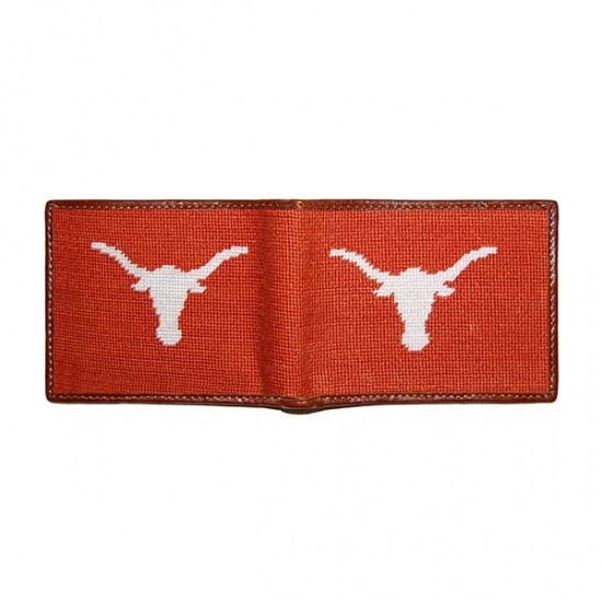 Smathers & Branson Needlepoint UT Bi-Fold Wallet