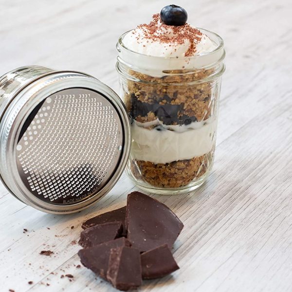 Microplane Mason Jar Lid Grater Set Berings