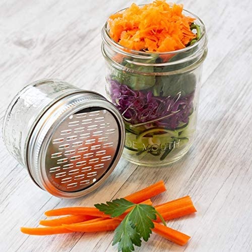 Microplane Mason Jar Lid Grater Set Berings