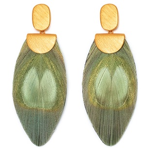 Brackish Little Lime Statement Earrings