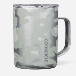 Corkcicle 16oz Coffee Mug Snow Leopard