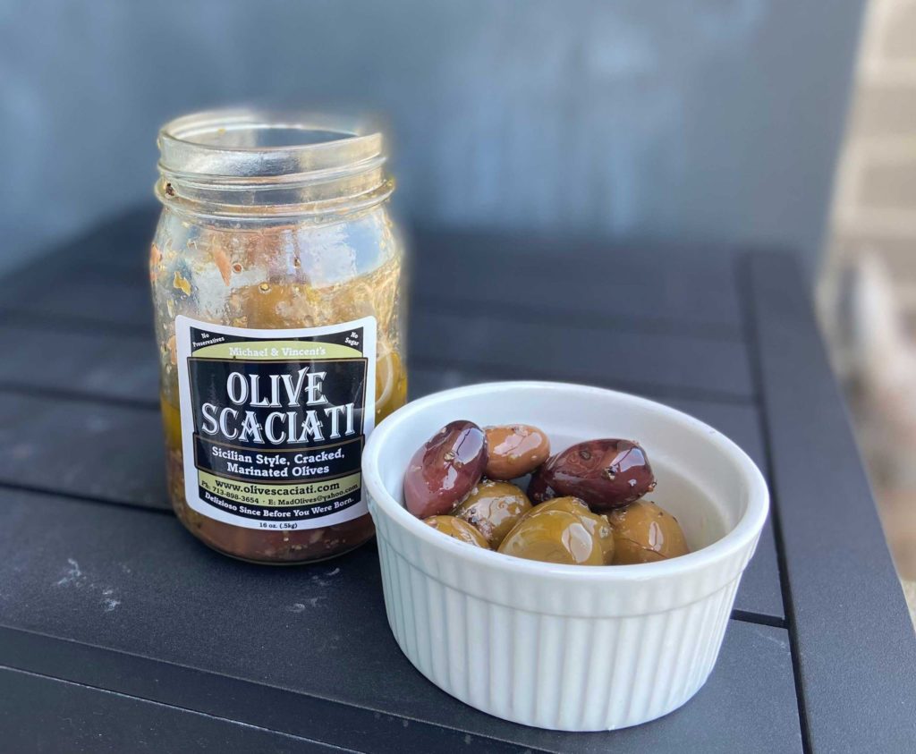Olive Scaciati Marinated Cracked Olives