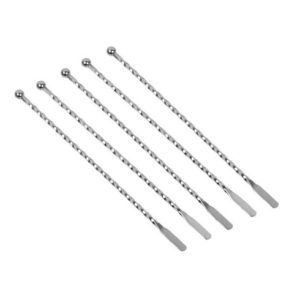 Stainless Steel Swizzle Stick 5 Pack