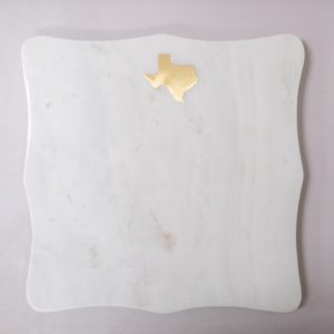 The Royal Standard Texas Marble Serving Board  