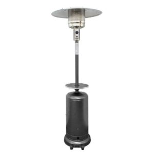 NEW HILAND AZ Patio Heater - 48,000 BTU Propane Hammered SILVER