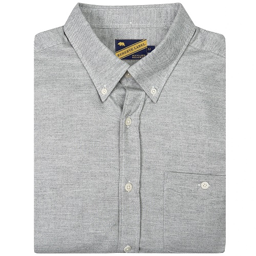 Onward Reserve Cashmere Blend Button Down Shirt - Grey