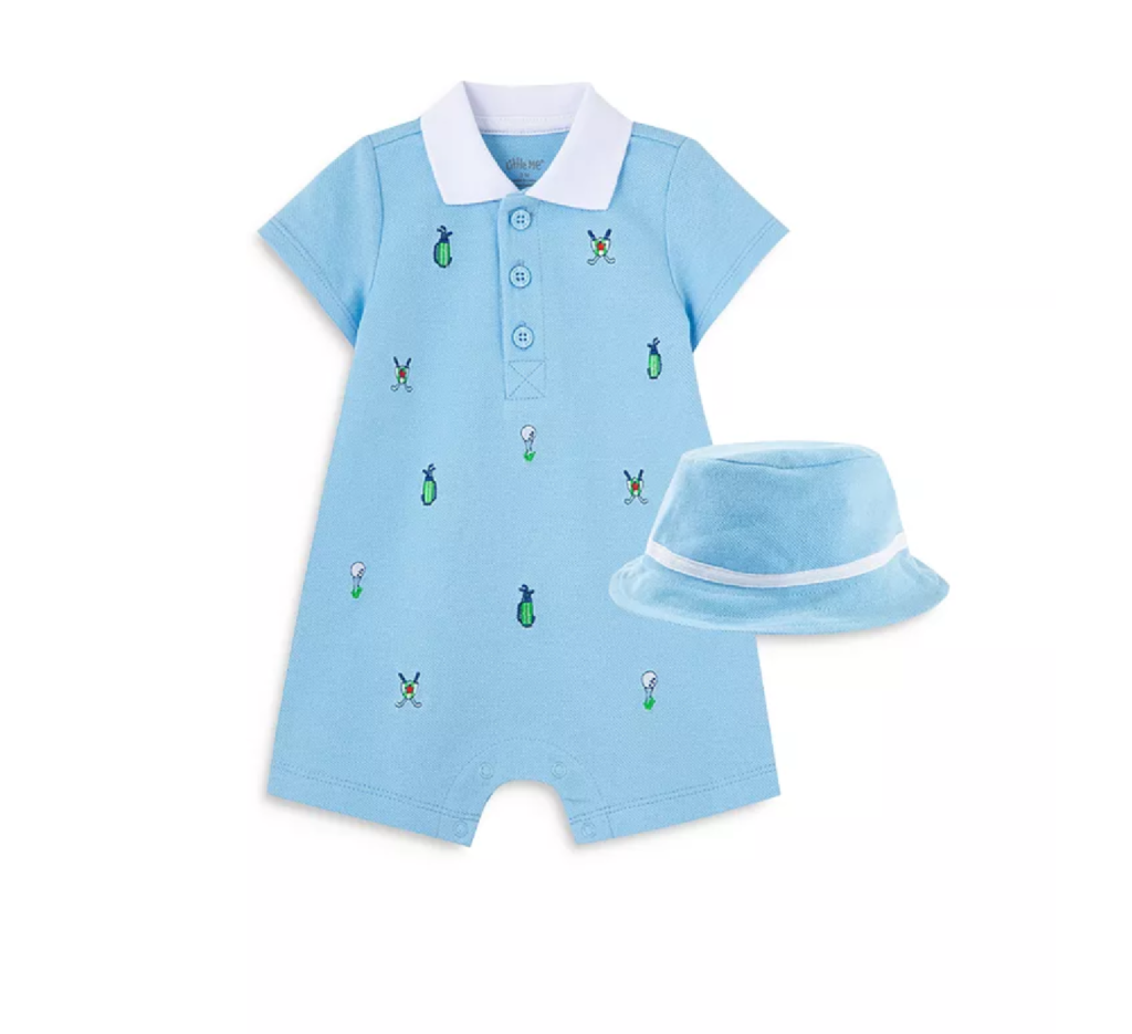 Little Me Golf Romper with Hat
