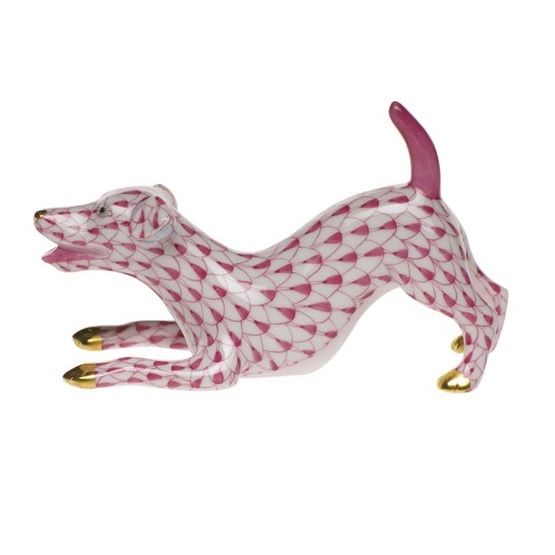 Herend Jack Russell Terrier - Raspberry