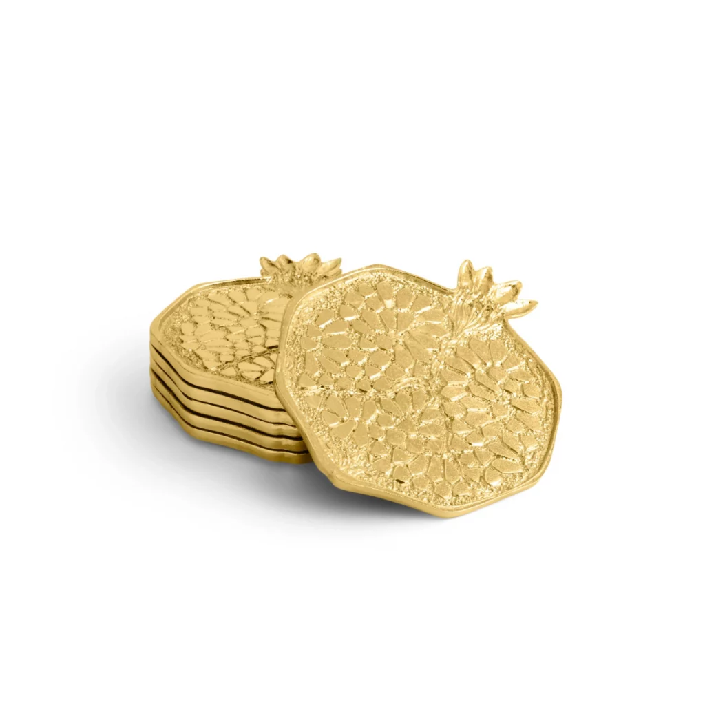 Michael Aram Pomegranate Coaster Set Michael Aram Pomegranate Coaster Set