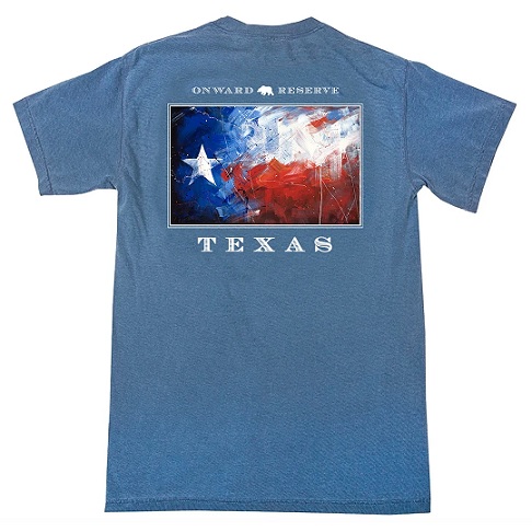 Onward Reserve Texas Flag Tee - Blue
